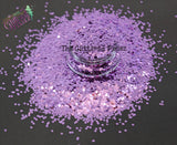 LAVENDER LADY 1mm  metallic hexagon glitter- Heavy Metallics-