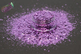 LAVENDER LADY mix metallic hexagon glitter- Heavy Metallics