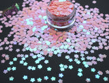 PEARL PINK CHERRY BLOSSOM shape glitter -Back To Nature