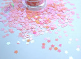 PEARL PINK CHERRY BLOSSOM shape glitter -Back To Nature