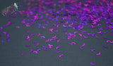 GRAPE NERDZ small BAT shaped Glitter- Pixie Shapes-