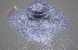 COLD BLUE STEEL mini holographic Shardz  Irregular glitter
