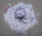 COLD BLUE STEEL mini holographic Shardz  Irregular glitter
