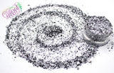 BLACK N’ WHITE T.V. mini Shardz Irregular glitter