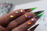 CHILLY WILLY PENGUIN shape holographic Glitter- Pixie Shapes-