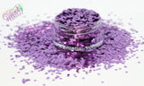 LAVENDER LADY 1.5mm  metallic hexagon glitter- Heavy Metallics-
