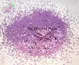 LAVENDER LADY 1mm  metallic hexagon glitter- Heavy Metallics-