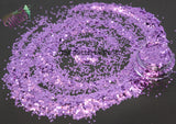 LAVENDER LADY 1mm  metallic hexagon glitter- Heavy Metallics-