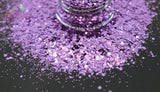 LAVENDER LADY mix metallic hexagon glitter- Heavy Metallics