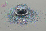 MOONSHADOW holographic 1mm hex glitter- Pixie Glitz Collection