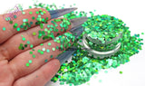 EMERALD CITY 2.5mm hex holographic glitter- Pixie Glitz Collection