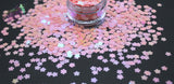 PEARL PINK CHERRY BLOSSOM shape glitter -Back To Nature