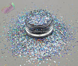 MOONSHADOW holographic 1mm hex glitter- Pixie Glitz Collection