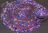 STAR SPANGLED- Patriotic glitter mix