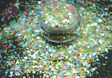 FRANCESCA UV light Reactive ( see pics) glitter mix -Pixie Glitz-