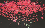 CORAL SHIMMER- Hollow heart + mini heart shaped Glitter- Pixie Shapes
