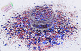 STAR SPANGLED- Patriotic glitter mix