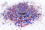 STAR SPANGLED- Patriotic glitter mix