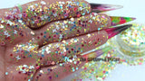 FRANCESCA UV light Reactive ( see pics) glitter mix -Pixie Glitz-