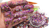 MONSTER MASH - Chunky Glitter Mix w/ bats, bones - Halloween Collection