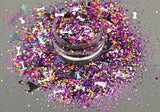 MONSTER MASH - Chunky Glitter Mix w/ bats, bones - Halloween Collection