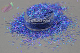 BILLIE JEAN BLu WAVe shape holo Glitter Fun Loose Glitter for Nail art Hair Face Body Tumblers Craft supply Resin supply Freshie Glitter