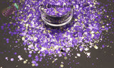 AMETHYSTS AND GOLD glitter mix- Majestic Mixes