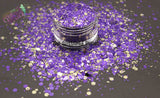 AMETHYSTS AND GOLD glitter mix- Majestic Mixes