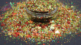 AUTUMN BREEZE- Fall Chunky Glitter mix - Loose glitter for nail art, face, body, hair, tumblers, craft supply, resin supply, freshie glitter