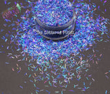 BILLIE JEAN BLu WAVe shape holo Glitter Fun Loose Glitter for Nail art Hair Face Body Tumblers Craft supply Resin supply Freshie Glitter