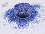 BILLIE JEAN BLu WAVe shape holo Glitter Fun Loose Glitter for Nail art Hair Face Body Tumblers Craft supply Resin supply Freshie Glitter