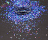 BILLIE JEAN BLu WAVe shape holo Glitter Fun Loose Glitter for Nail art Hair Face Body Tumblers Craft supply Resin supply Freshie Glitter