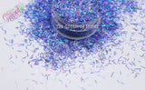 BILLIE JEAN BLu WAVe shape holo Glitter Fun Loose Glitter for Nail art Hair Face Body Tumblers Craft supply Resin supply Freshie Glitter