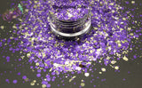 AMETHYSTS AND GOLD glitter mix- Majestic Mixes