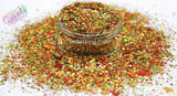 AUTUMN BREEZE- Fall Chunky Glitter mix - Loose glitter for nail art, face, body, hair, tumblers, craft supply, resin supply, freshie glitter