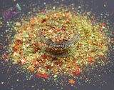 AUTUMN BREEZE- Fall Chunky Glitter mix - Loose glitter for nail art, face, body, hair, tumblers, craft supply, resin supply, freshie glitter