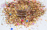 AUTUMN DAYS Glitter mix -AUTUMN  Fall  Loose Glitter for Nail art, Hair, Face, Body, Tumblers, Craft supply, Resin supply, Freshie Glitter