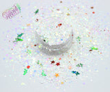 WHITE CHRISTMAS Glitter mix -Holiday/Winter collection-