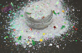 WHITE CHRISTMAS Glitter mix -Holiday/Winter collection-