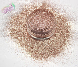 ROSE GOLD .4mm metallic hexagon glitter- Heavy Metallics