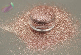ROSE GOLD .4mm metallic hexagon glitter- Heavy Metallics