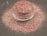 ROSE GOLD .4mm metallic hexagon glitter- Heavy Metallics