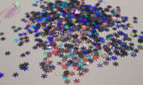 WYCKED SNOWFLAKE shaped glitter 6mm