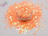 PEACHY KEEN HEART shape Glitter- Pixie Shapes-