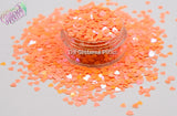 PEACHY KEEN HEART shape Glitter- Pixie Shapes-