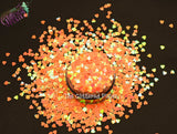 PEACHY KEEN HEART shape Glitter- Pixie Shapes-