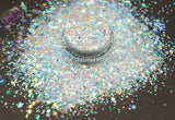 FAIRY GARDEN Glow in the dark glitter mix- Fantasy Charade