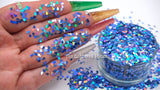 WATER DROP 3MM shape glitter- Pixie Shapes-