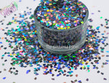RAIN CLOUD 3mm cloud shape glitter- Pixie Shapes-