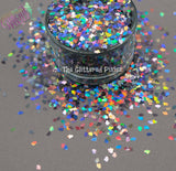 RAIN CLOUD 3mm cloud shape glitter- Pixie Shapes-